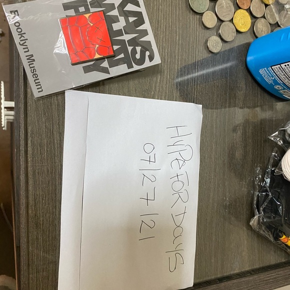 Kaws what party brooklyn museum magnet pin or key - Picture 8 of 8